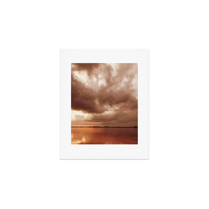 Sunset Storm Art Print Gallery Image 1