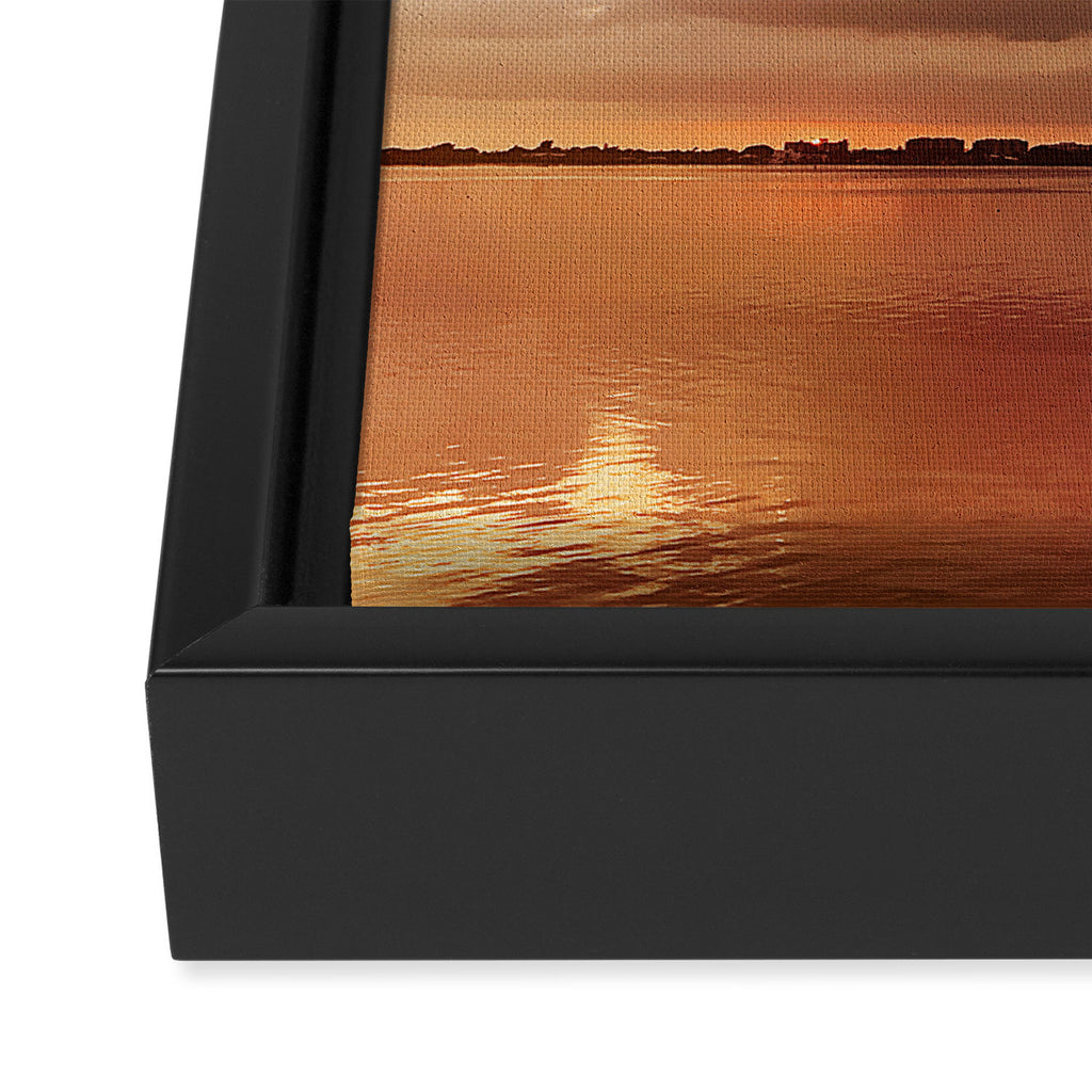 Sunset Storm Framed Canvas Print Gallery Image 3