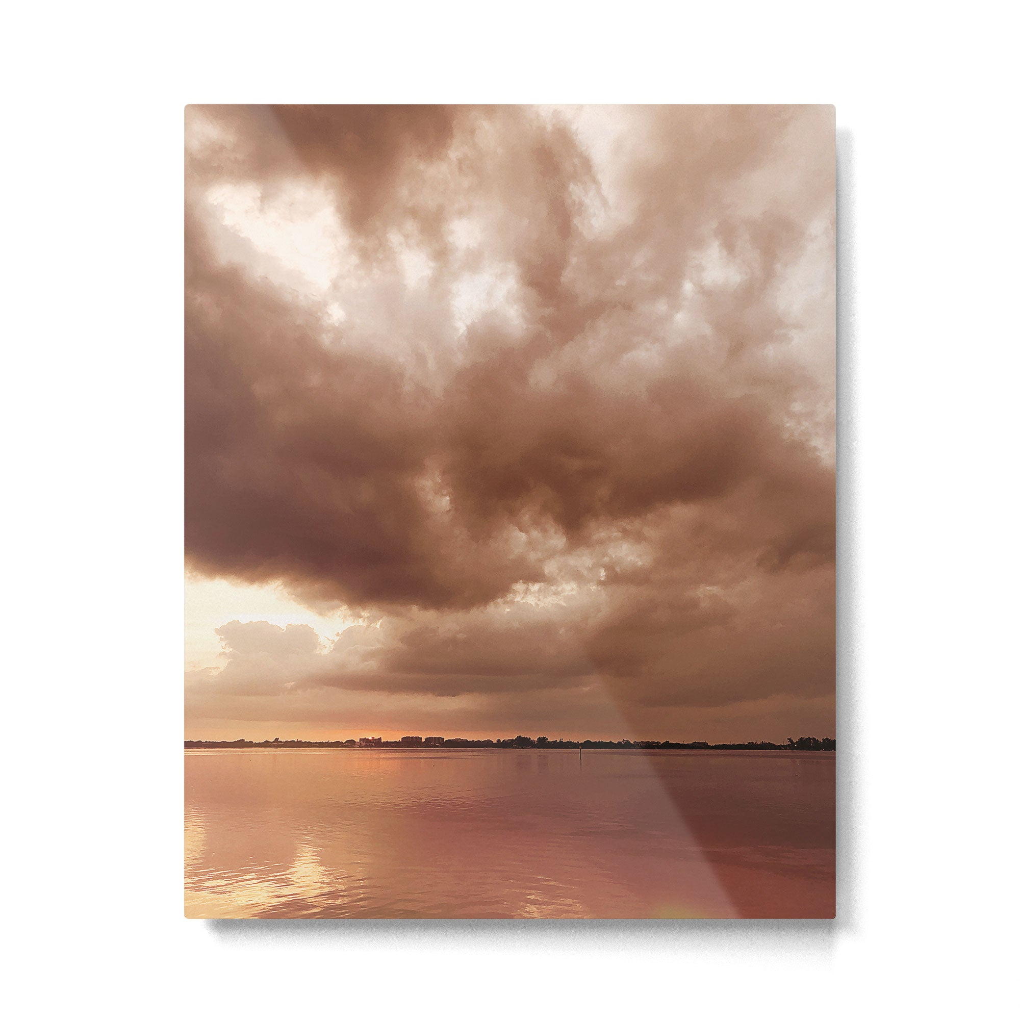 Sunset Storm Metal Print Gallery Image 4