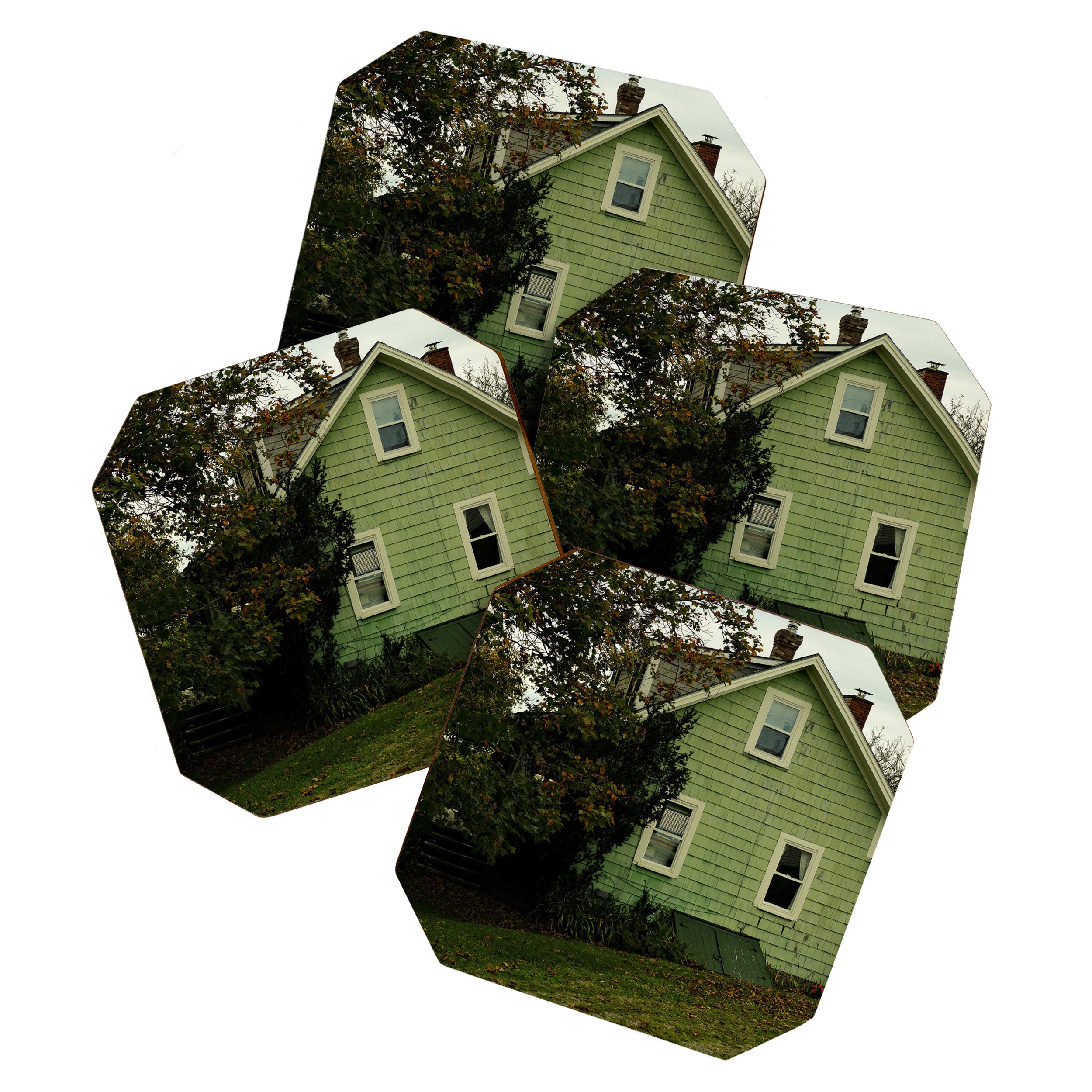 the green cottage - architecture house home photograph Coaster Gallery Image 1