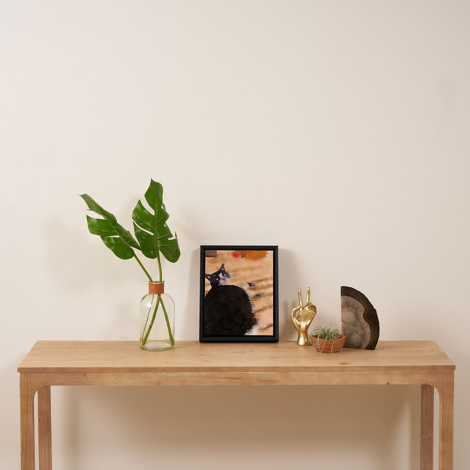 the life of a cat Framed Canvas Print Gallery Image 4