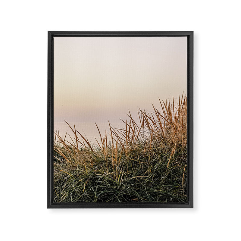 the moments after sunset - nature photograph beach Framed Canvas Print Gallery Image 6