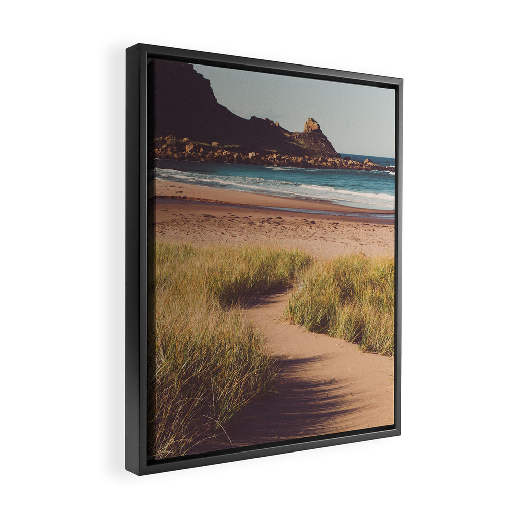 The Path to the Sea Framed Canvas Print Gallery Image 2