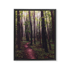 The Paths of Life Wander and Turn Framed Canvas Print Gallery Image 6