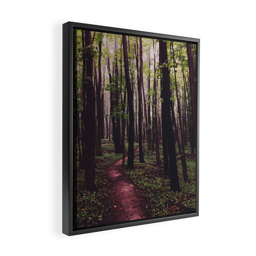 The Paths of Life Wander and Turn Framed Canvas Print Gallery Image 2