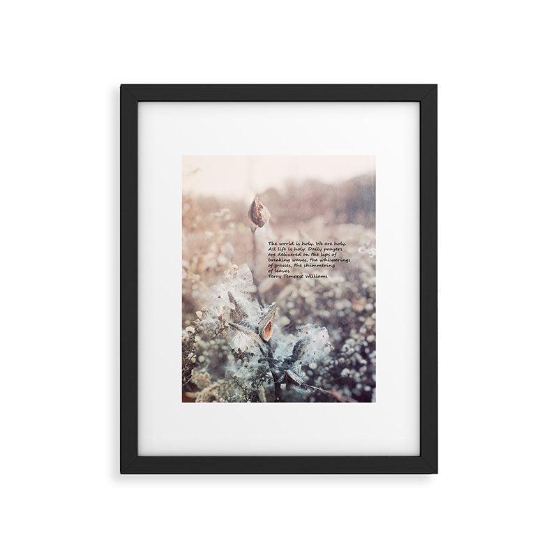 The World is Holy Framed Art Print Gallery Image 5