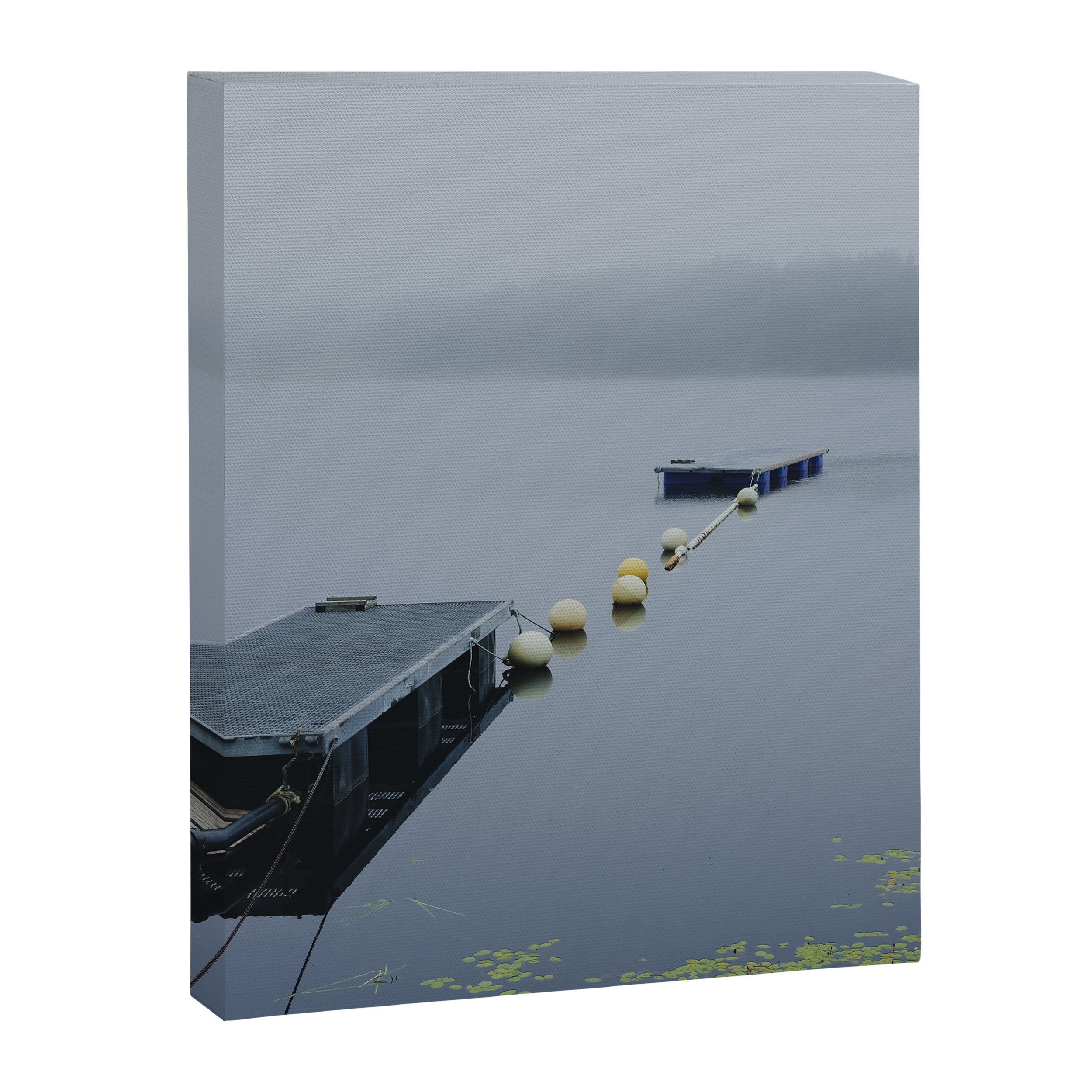 torrey pond - fog nature water travel photograph Canvas Print Gallery Image 6