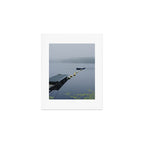 torrey pond - fog nature water travel photograph Art Print Gallery Image 1