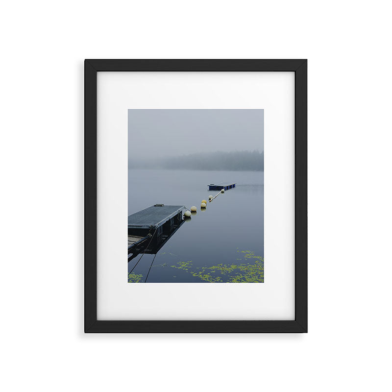 torrey pond - fog nature water travel photograph Framed Art Print Gallery Image 5