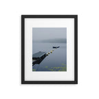 torrey pond - fog nature water travel photograph Framed Art Print Gallery Image 5