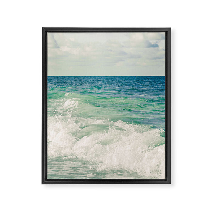 Tropical Beach Bliss Framed Canvas Print Gallery Image 1