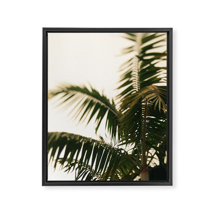 Tropical Beach Paradise Framed Canvas Print Gallery Image 1