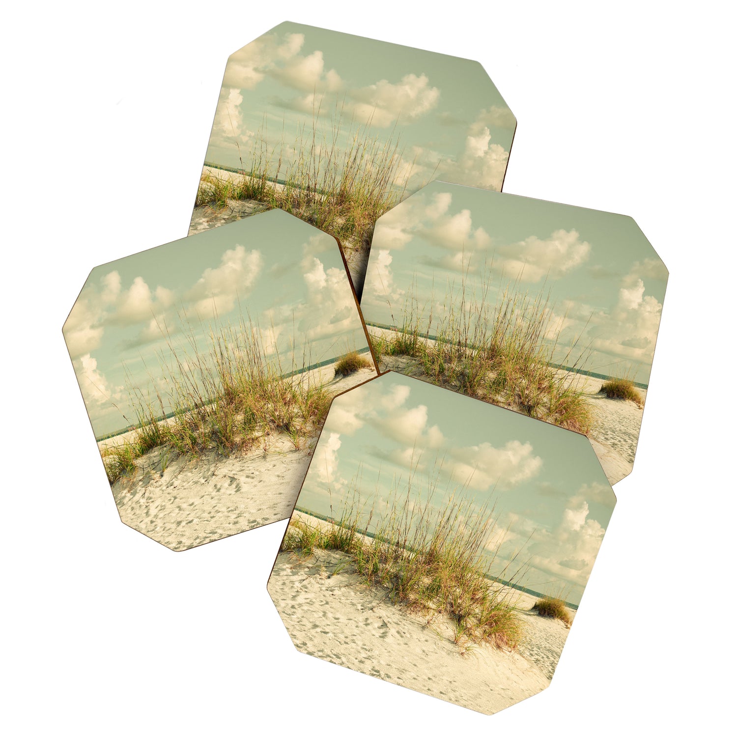 Tropical Beach Vibes Coaster Gallery Image 1