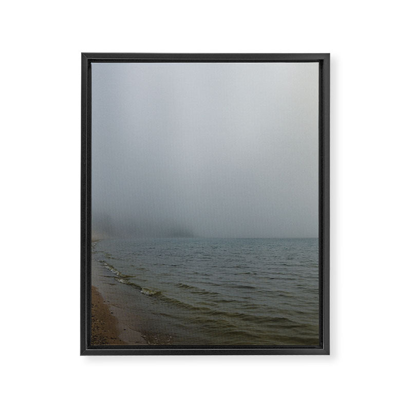 Walking Meditation x Michigan photograph travel photo water Framed Canvas Print Gallery Image 6