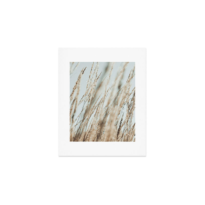 Wandering Through an Autumn Day x nature environmental photograph mint green blue Art Print Gallery Image 1