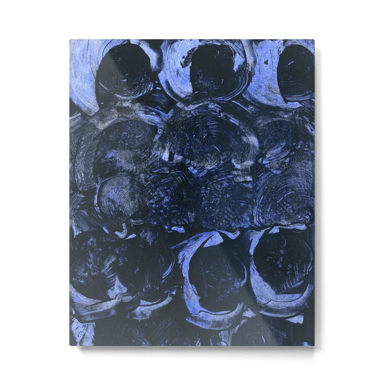 Water - Abstract Watercolor and Ink Metal Print Gallery Image 4