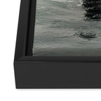 Whale Tail - ocean humpback whale photograph Framed Canvas Print Gallery Image 3