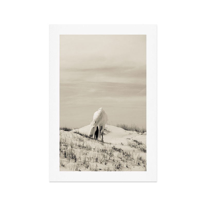 Wild Horses 7 - Black and White Art Print Gallery Image 1
