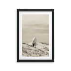 Wild Horses 7 - Black and White Framed Art Print Gallery Image 2