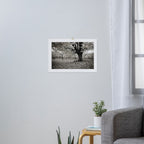 Wind and Leaves - B&W Art Print Gallery Image 3