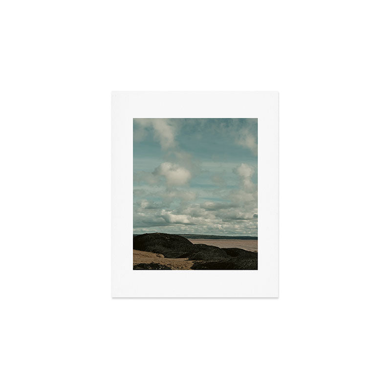 windswept clouds - cloudscape nature photograph bay of fundy Art Print Gallery Image 1