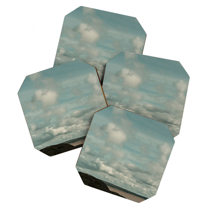 windswept clouds - cloudscape nature photograph bay of fundy Coaster Gallery Image 1