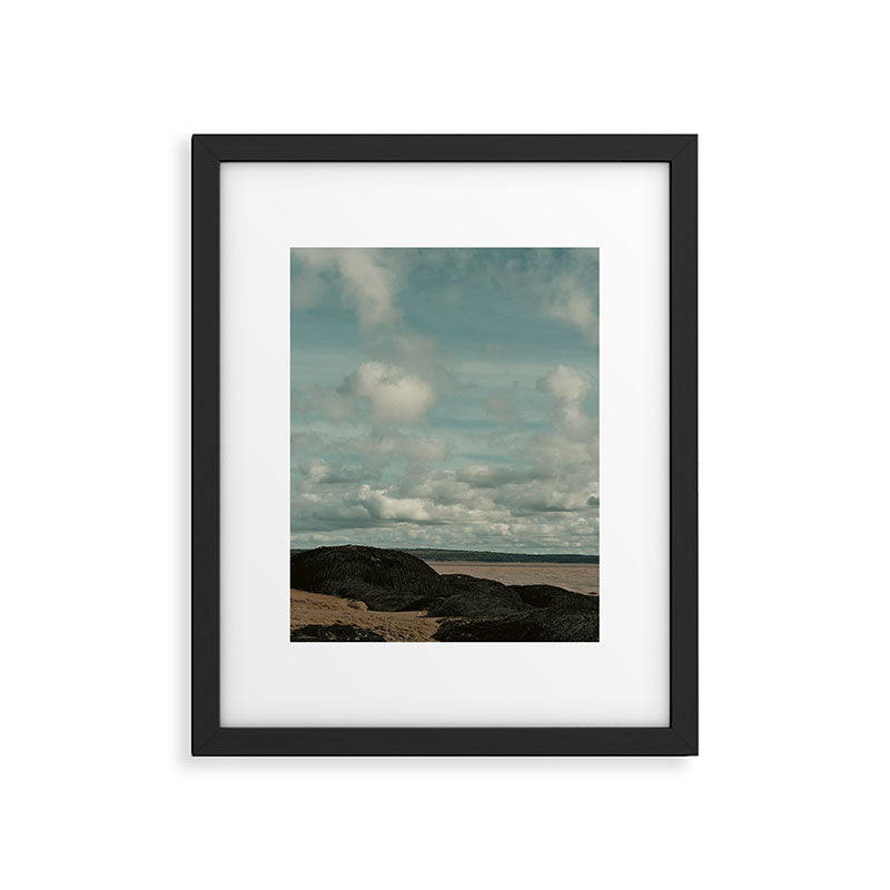 windswept clouds - cloudscape nature photograph bay of fundy Framed Art Print Gallery Image 5
