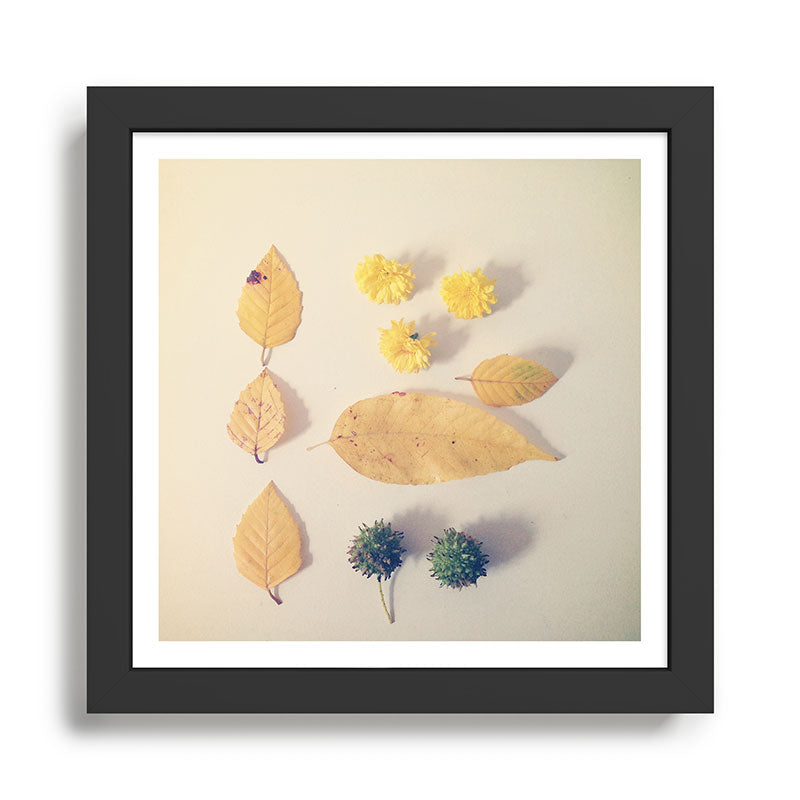 Yellow Autumn Collection Framed Art Print Gallery Image 1