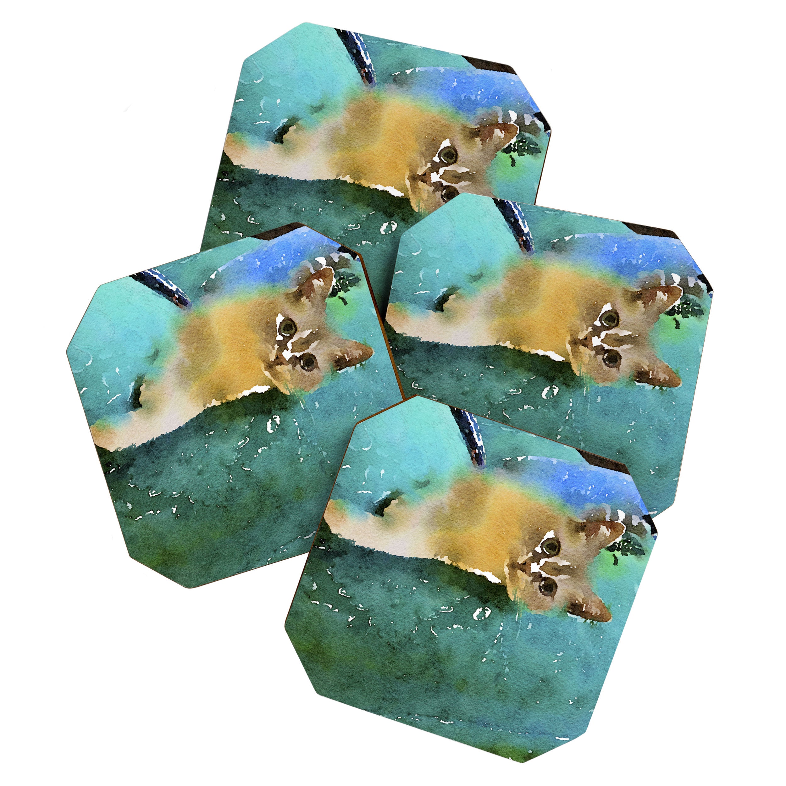 Zoe the Cat Coaster Gallery Image 1