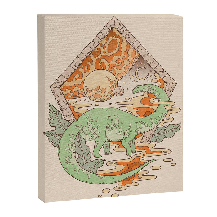 Aeon Archway: Apatosaurus | Dinosaur Science Fiction Art Canvas Print Gallery Image 1