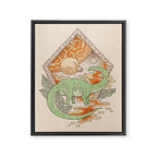 Aeon Archway: Apatosaurus | Dinosaur Science Fiction Art Framed Canvas Print Gallery Image 6