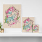 Aeon Archway: Triceratops | Dinosaur Sci-Fi Space Art Canvas Print Gallery Image 3