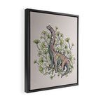 Brachio Ginkgo | Dinosaur Botanical Art Framed Canvas Print Gallery Image 2