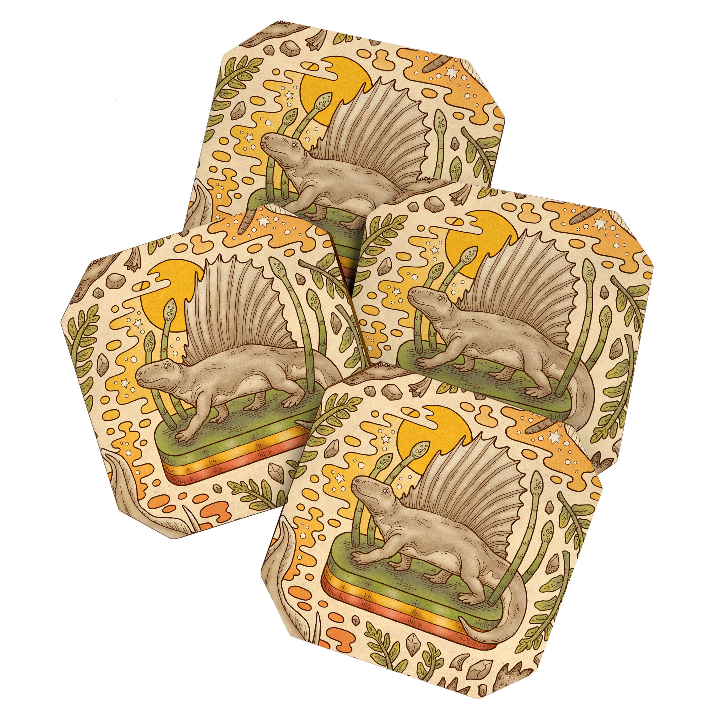 Daydream Dimetrodon Coaster Gallery Image 1