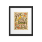 Daydream Dimetrodon Framed Art Print Gallery Image 6