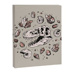 Geo-rex Vortex | Rose Quartz Canvas Print Gallery Image 8