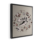 Geo-rex Vortex | Rose Quartz Framed Canvas Print Gallery Image 2