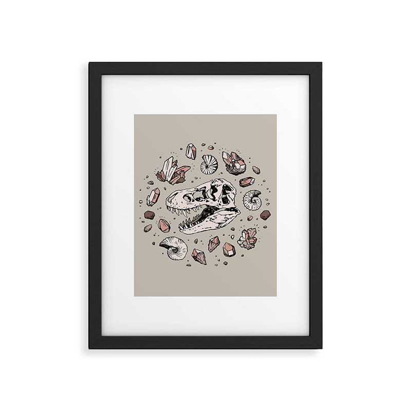 Geo-rex Vortex | Rose Quartz Framed Art Print Gallery Image 6