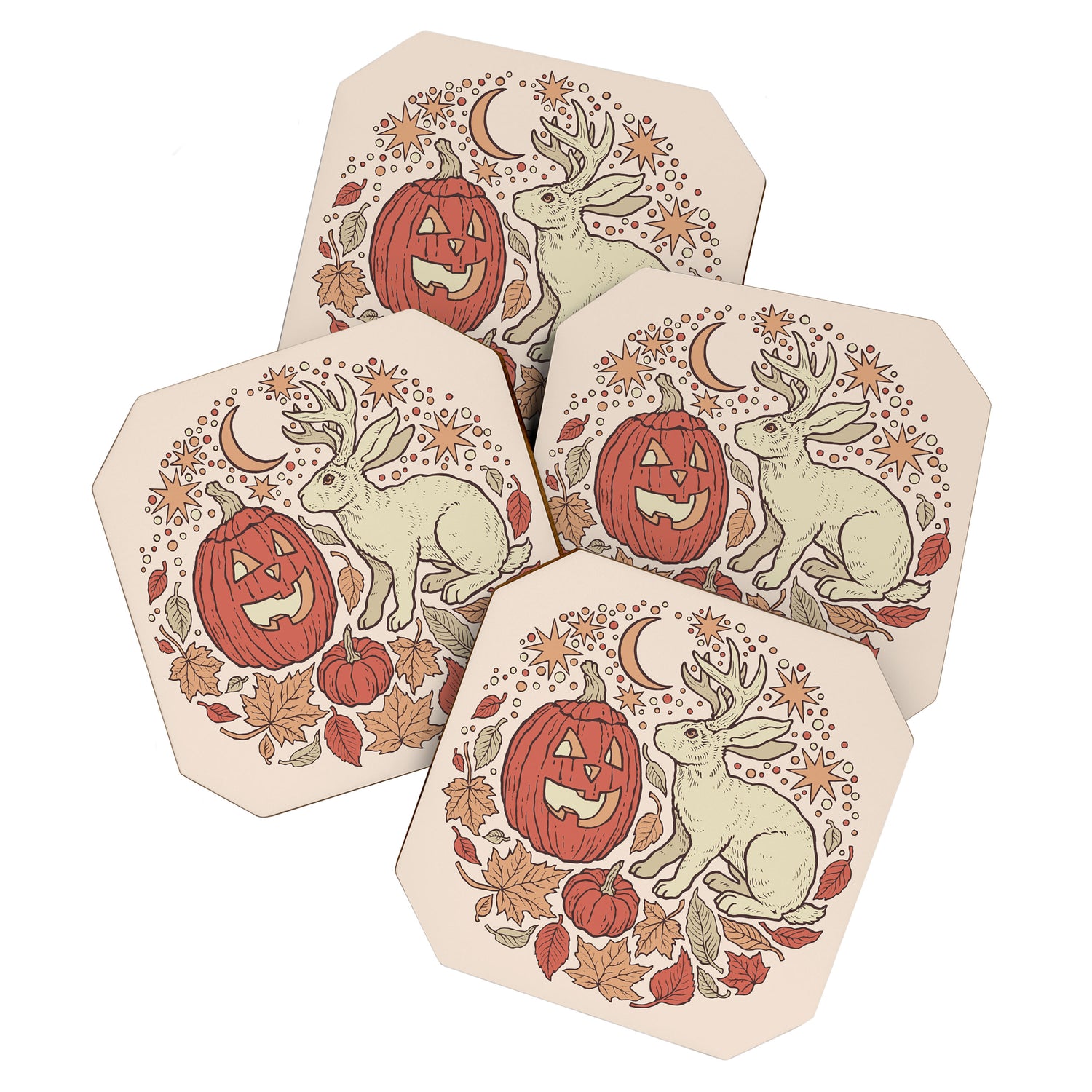 Halloween Friends | Autumn Palette Coaster Gallery Image 1