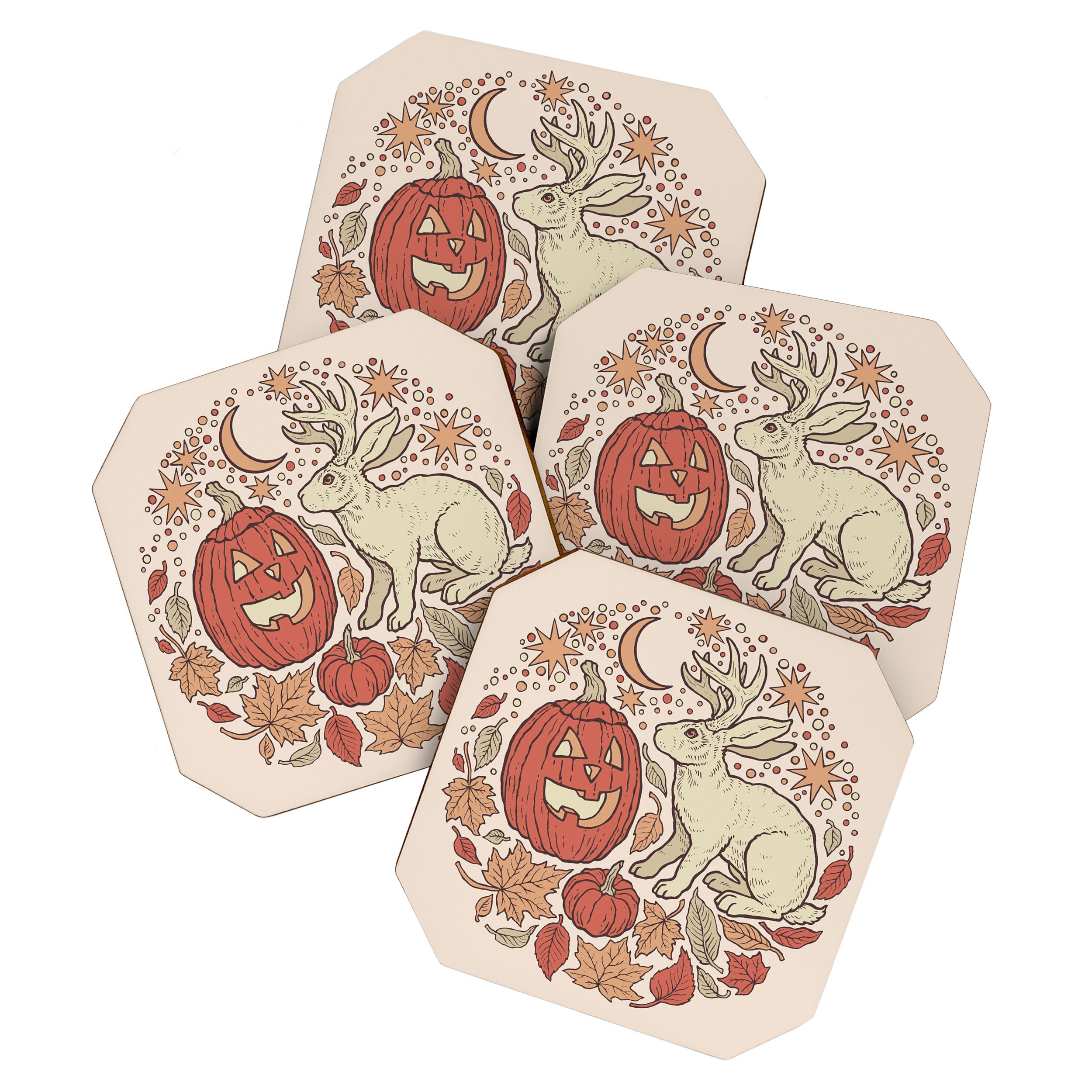 Halloween Friends | Autumn Palette Coaster Gallery Image 1