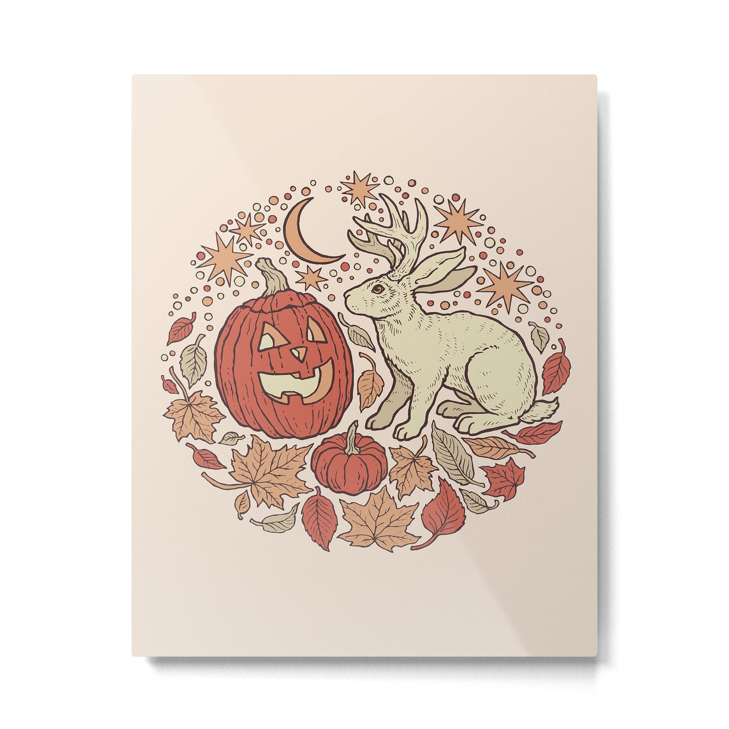 Halloween Friends | Autumn Palette Metal Print Gallery Image 6