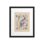  Jurassic Days, Jurassic Nights: Stegosaurus | Dinosaur Tropical Art Framed Art Print Gallery Image 5