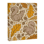 Oak & Squirrels | Autumn Yellows Palette Canvas Print Gallery Image 6