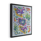 Ocean Portal I: Orca | Whale Space Art Framed Canvas Print Gallery Image 2