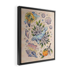 Orange Blossom Manatee | Ocean Nature Art Framed Canvas Print Gallery Image 2