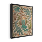 Paradise Panthalassa | Natural History Fantasy Art Framed Canvas Print Gallery Image 2