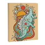 Star Stego | Retro Reptile Palette Canvas Print Gallery Image 6