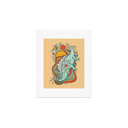 Star Stego | Retro Reptile Palette Art Print Gallery Image 1