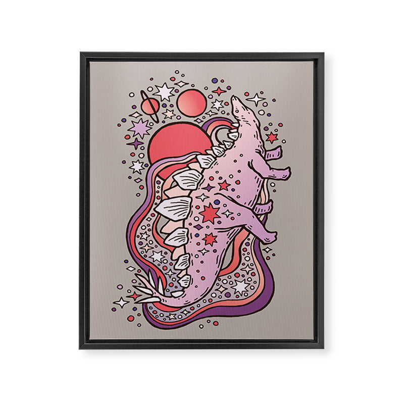 Star Stego | Space Sparkle Palette Framed Canvas Print Gallery Image 6
