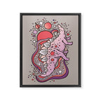 Star Stego | Space Sparkle Palette Framed Canvas Print Gallery Image 6
